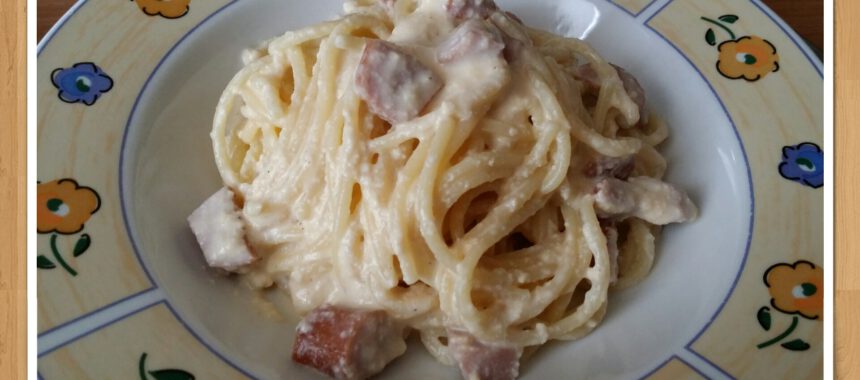 Spaghetti carbonara – traditional recipe