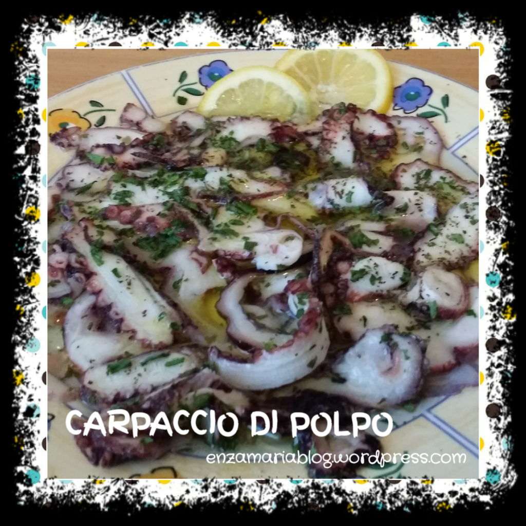 Carpaccio di polpo Italian Kitchen Club