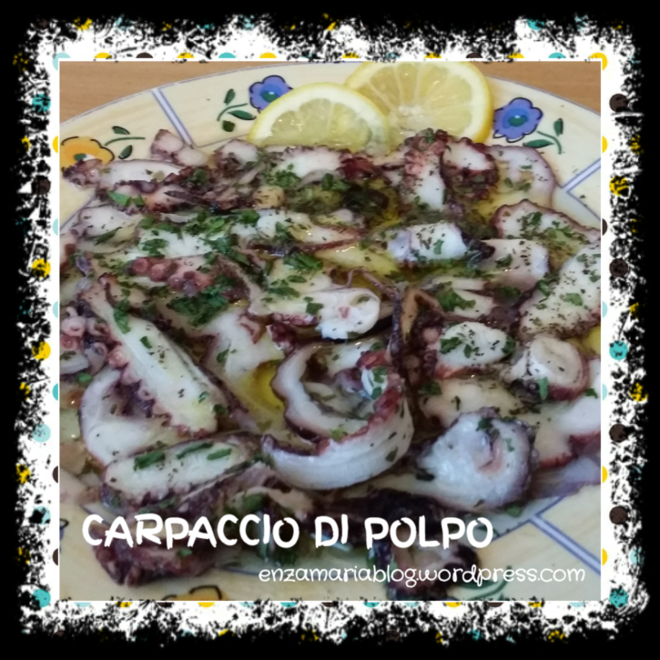 Carpaccio di polpo Italian Kitchen Club
