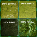 Pesto di basilico, di rucola, di zucchine, di spinaci